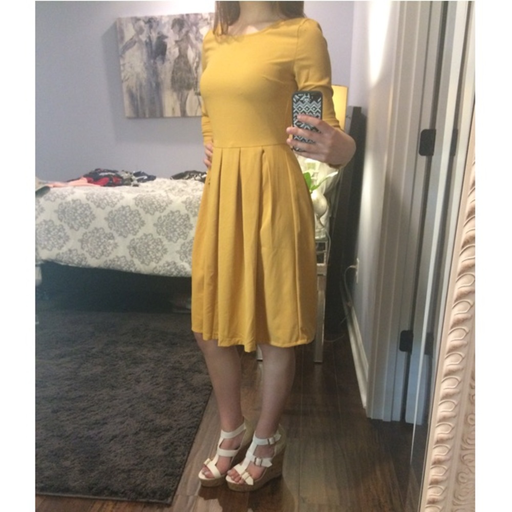 Midi Pleated Dress